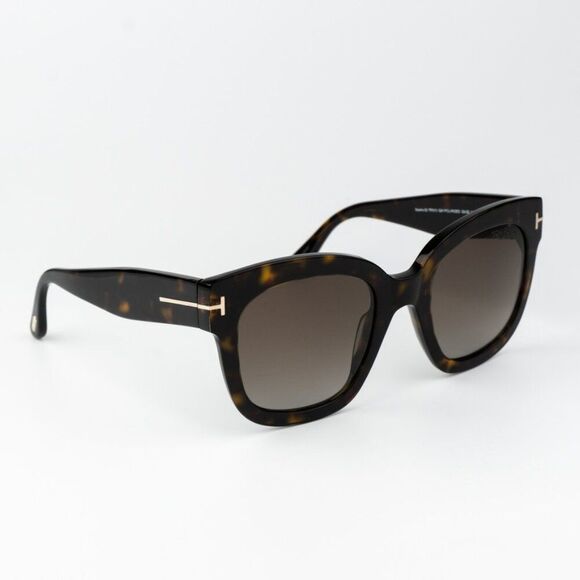 Tom Ford Women Sunglasses Havana Brown Gradient Polarized BEATRIX FT0613/S 52H - Picture 4 of 13